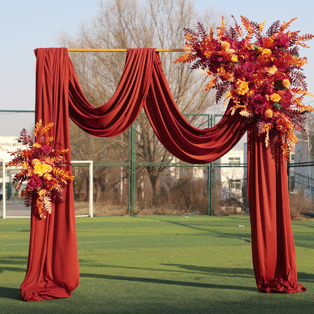 Square Wedding Arch Adjustable 1M-2M - Gold