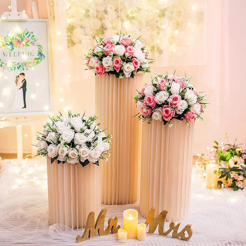3 PCS Carboard Round Plinth Cylinder