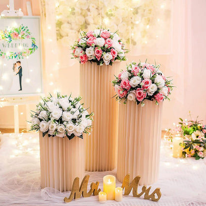 3 PCS Carboard Round Plinth Cylinder