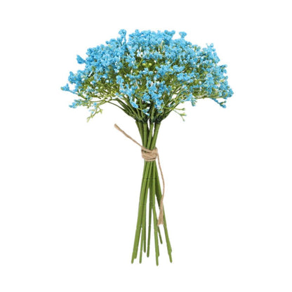 Artificial Foam Full Star Flowers 16 PCS - Blue