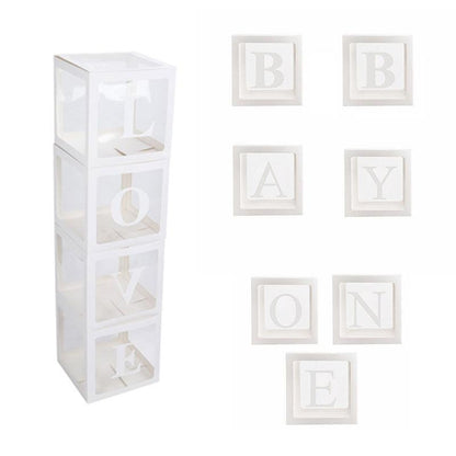 Transparent Balloon Box-LOVE