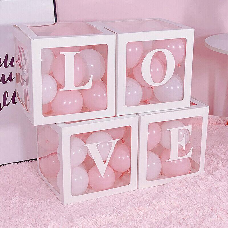 Transparent Balloon Box-LOVE