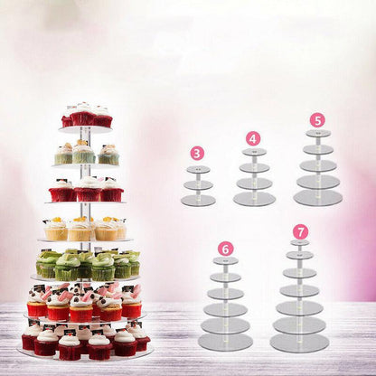 Acrylic Cupcake Stand - 4 Tiers