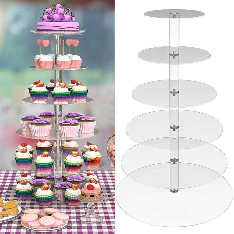 Acrylic Cupcake Stand - 4 Tiers