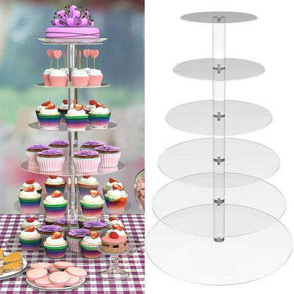 Acrylic Cupcake Stand - 4 Tiers