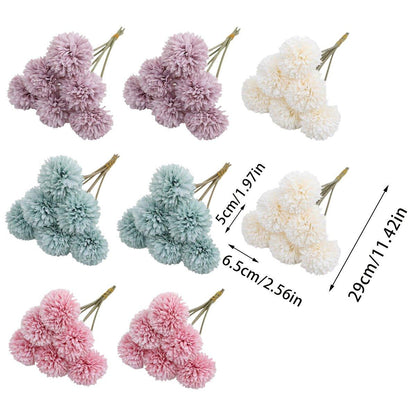 12pcs Artificial Dandelion - Pink
