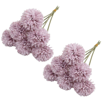 12pcs Artificial Dandelion - Pink