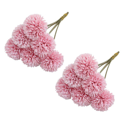 12pcs Artificial Dandelion - Pink