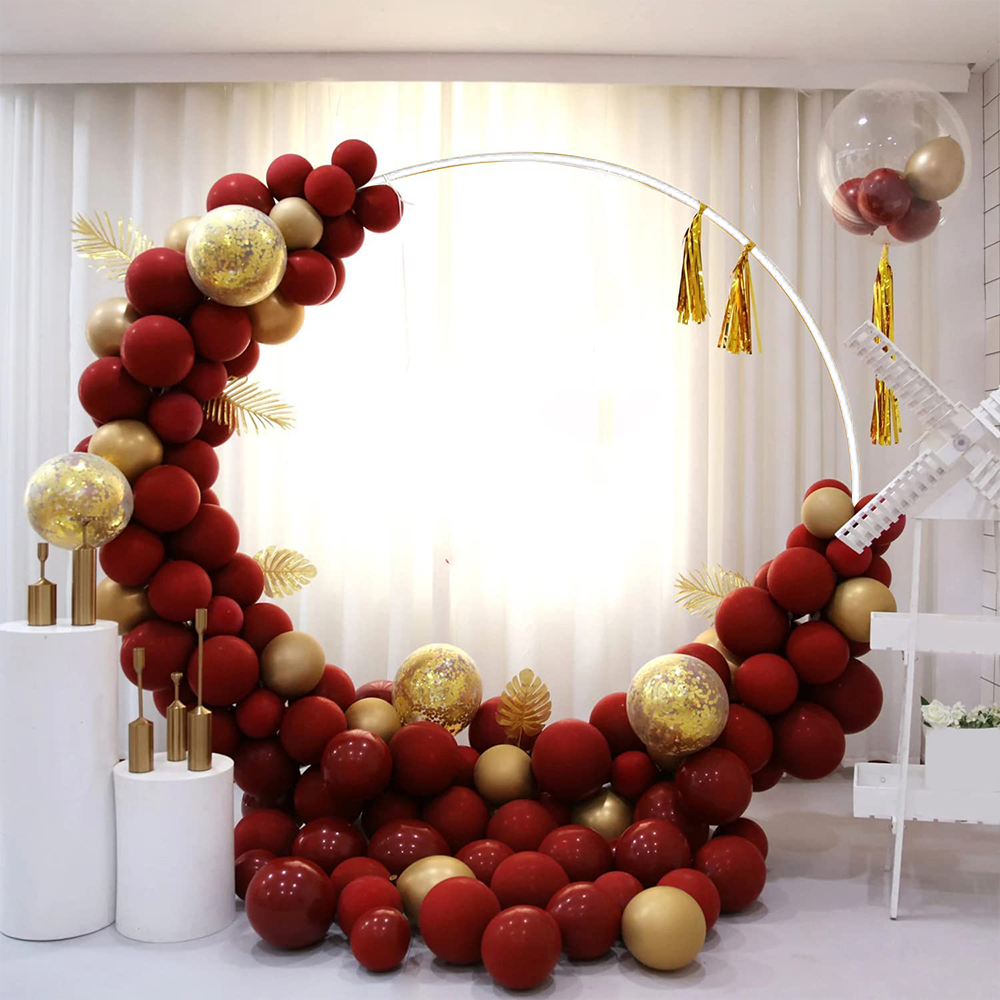 2M Wedding Hoop Arch Metal - White